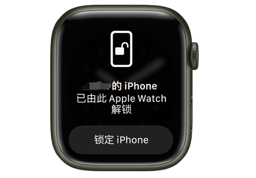 郭河镇苹果手机维修分享用 AppleWatch 解锁配备面容 ID 的 iPhone方法 