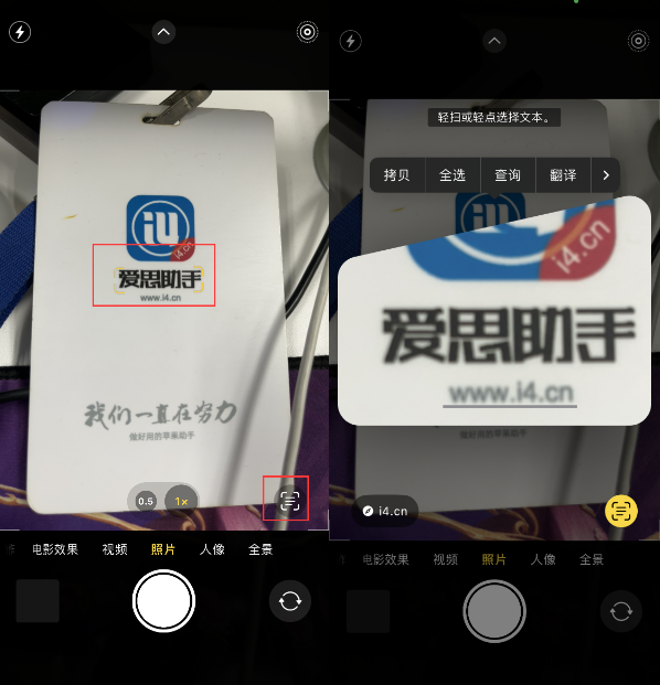 郭河镇苹果手机维修分享升级iOS 16后如何通过相机翻译文本 