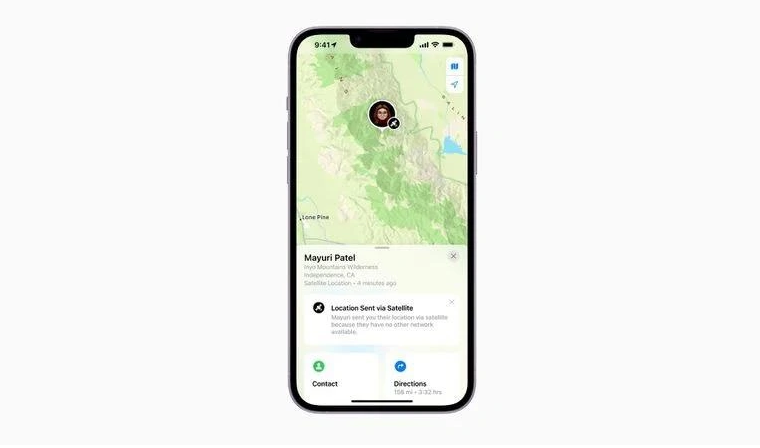 郭河镇苹果14维修分享iPhone14系列中 FindMy功能通过卫星分享位置方法教程 