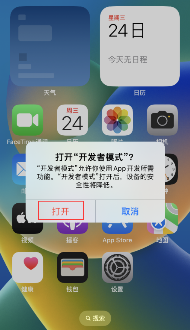 郭河镇苹果手机维修分享如何打开开发者模式 