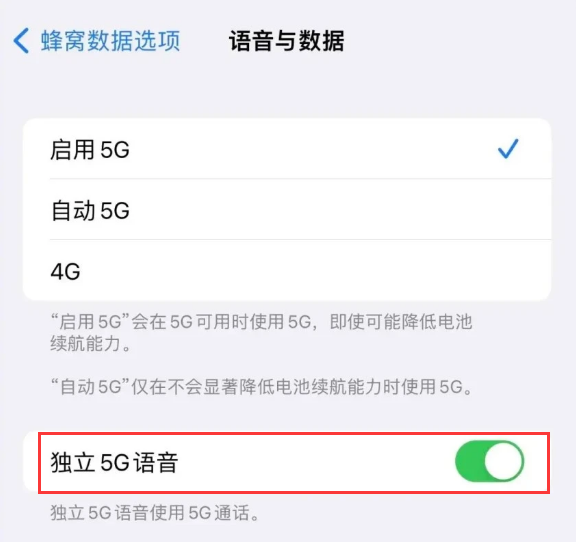 郭河镇苹果14维修分享iPhone 14 Pro如何开启VoNR 